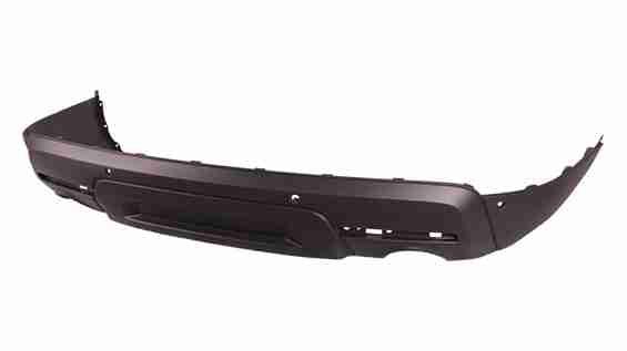 2011-2015 Ford Explorer Bumper Rear Lower Textured Without Tow With Sensor Capa