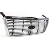 2007-2008 Ford F150 Grille Chrome With Chrome Front Lariat