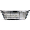 2007-2008 Ford F150 Grille Chrome With Chrome Front Lariat