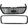 2006-2008 Ford F150 Grille (Lariat-Ltd) Ptd Center With Chrome Front Harley Davidson Edition