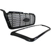 2006-2008 Ford F150 Grille (Lariat-Ltd) Ptd Center With Chrome Front Harley Davidson Edition