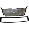 2006-2008 Ford F150 Grille (Lariat-Ltd) Ptd Center With Chrome Front Harley Davidson Edition