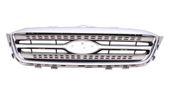 2010-2012 Ford Taurus Grille Gray With Chrome Moulding