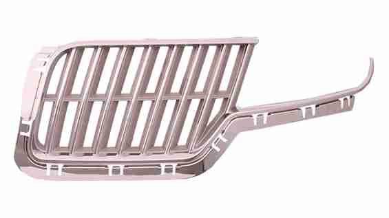 2010-2012 Lincoln Mkz Grille Chrome Silver Gray Driver Side Without Sport