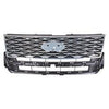 2018-2019 Ford Explorer Grille Matte Black With Chrome Moulding Platinum Model