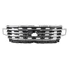 2018-2019 Ford Expedition Max Grille Assembly Chrome/Matte Black Without Camera