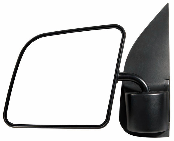 1992-2007 Ford Econoline Mirror Driver Side Manual With Swing Lock Paddle Type/Flat Glass