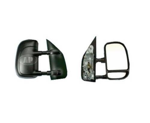 2003-2014 Ford Econoline Mirror Driver Side Manual Textured (Telescope Type)