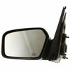 2007-2010 Lincoln Mkz Mirror Driver Side Power Heated Chrome With Puddle Lamp Without Blind Spot