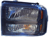 Head Lamp Driver Side Ford F450 2005-2007 Black Bezel With Harley-Davidson Pkg Capa , Fo2502224C