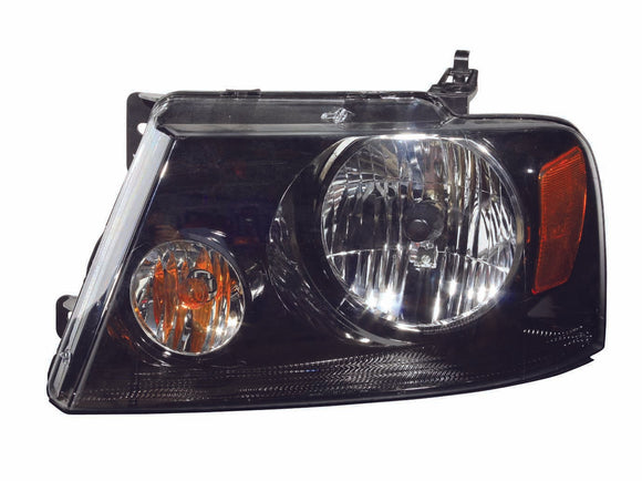 Head Lamp Driver Side Ford F150 2006-2008 With Black Bezel Harley Davidson Model Capa , Fo2502247C