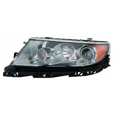 Head Lamp Driver Side Lincoln Mkz 2010-2012 Halogen Without Sport Appearance Pkg Capa , Fo2502286C