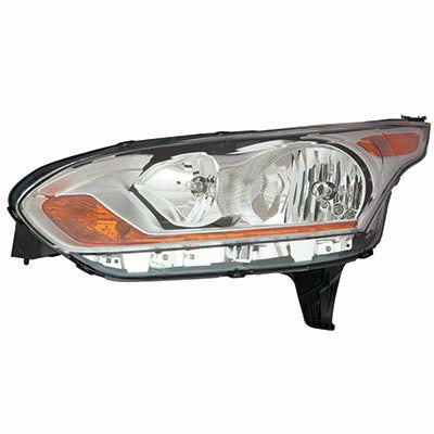 Head Lamp Driver Side Ford Transit Connect 2014-2018 Chrome Bezel With Adaptive Lamp Xlt Front Om 14/3/13-14 /16-17/Wgn Titanium 14-17 Capa , Fo2502326C