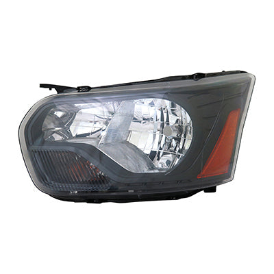 Head Lamp Driver Side Ford Transit T-350Hd Passngr 2015-2016 Passenger/Cargo Van With Black Trim To 9/2/15 Capa , Fo2502330C