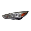 Head Lamp Driver Side Ford Focus 2015-2018 Halogen With Alum Bezel/Led Drl Capa , Fo2502340C