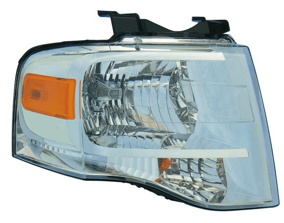 2007-2014 Ford Expedition Head Lamp Passenger Side Chrome Bezel High Quality