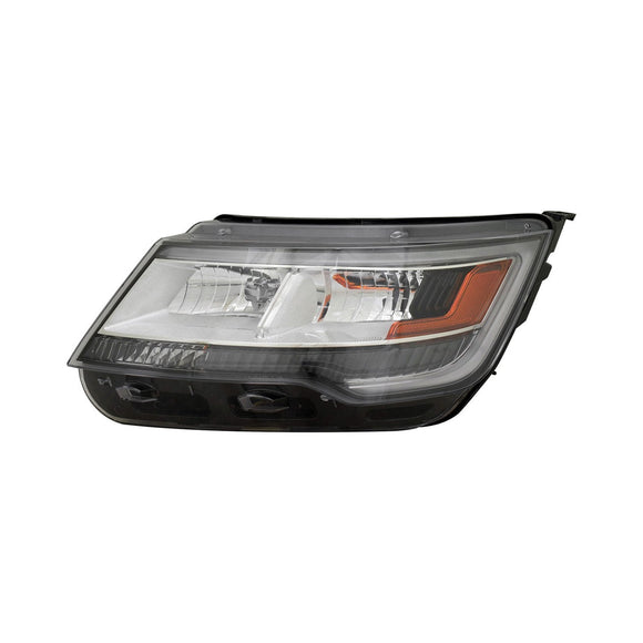 Head Lamp Driver Side Ford Explorer 2016-2018 Hid Base Model Capa , Fo2518129C