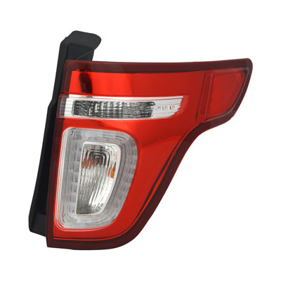 Tail Lamp Passenger Side Ford Explorer 2011-2015 Red Lens With Led Capa , Fo2801226C