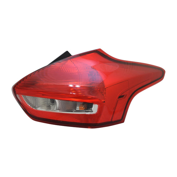 Tail Lamp Passenger Side Ford Focus 2015-2018 Bulb Type Base/St Hatchback Model Front Om 3/25/2015 Capa , Fo2801245C