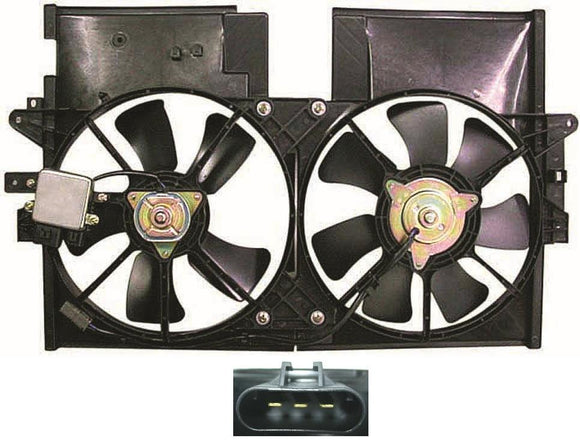 2004-2006 Ford Escape Cooling Fan Assembly 2.3L