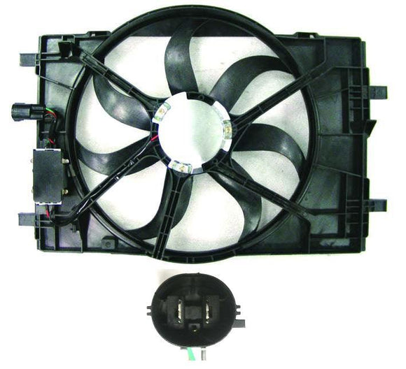 2006-2009 Ford Fusion Cooling Fan Assembly With Counter