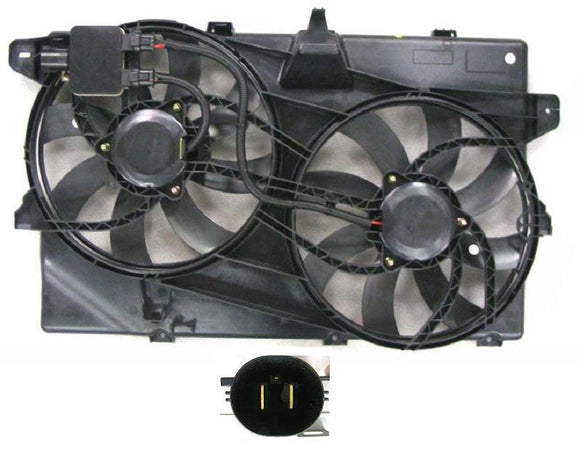 2007-2009 Lincoln Mkx Cooling Fan Assembly With Tow Pkg