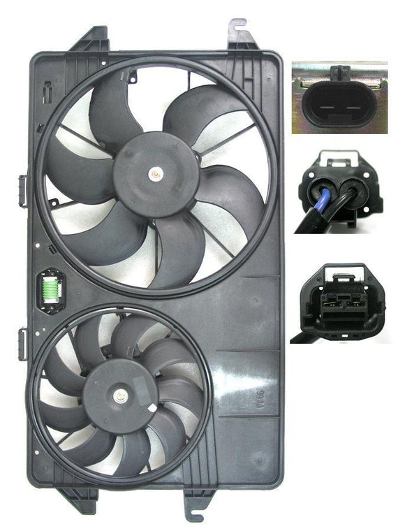 2010-2013 Ford Transit Connect Cooling Fan Assembly 2.0L