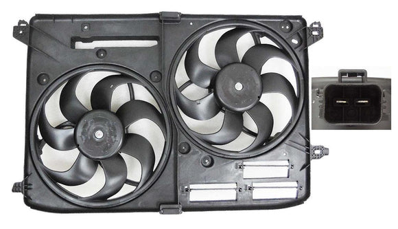 2013-2015 Ford Fusion Hybrid Cooling Fan Assembly 1.6L Turbo 13-15