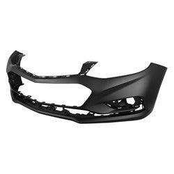 2016-2018 Chevrolet Cruze Sedan Bumper Front Primed With Out Sensor Exclude Rs Sport Model