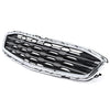 2016-2018 Chevrolet Malibu Hybrid Grille Center Matte Black With Chrome Bars/Chrome Surearound