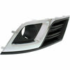 2013-2017 Chevrolet Traverse Fog Lamp Bezel Front Driver Side Matte Black With Chrome Mldg Lt Model