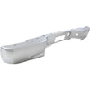 1999-2005 Chevrolet Silverado 1500 Bumper Face Bar Rear Chrome Fits Stepside Pickup Models