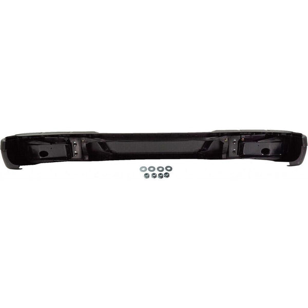 1996-2019 Gmc Savana Bumper Rear Assembly Black Without Sensor With Bracket/Black Pads