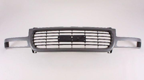 2000-2005 Gmc Yukon Grille Black Horizontal Bars With Textured Gray Front