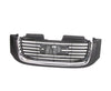 2004-2005 Gmc Envoy Grille Without Head Lamp Washer Hole Black/Chrome Sle