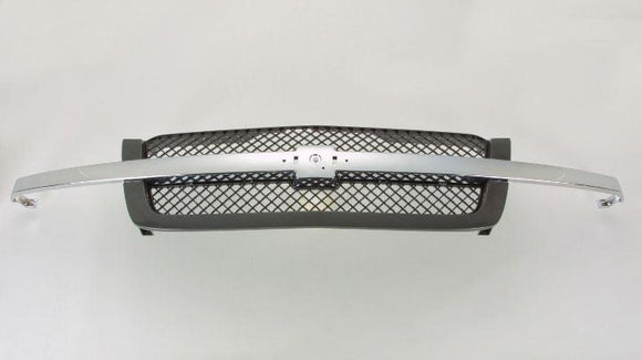 2003-2006 Chevrolet Avalanche Grille With Ptm Frame/Chrome Moulding With Out Cladding