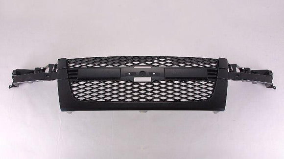 2004-2012 Chevrolet Colorado Grille Matt-Black Smooth Frame With Out Moulding (3 Piece Type)