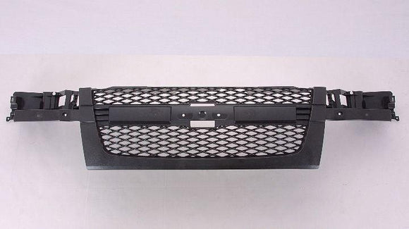 2004-2009 Chevrolet Colorado Grille Dark Grey Textured Frame With Out Moulding