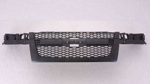 2004-2009 Chevrolet Colorado Grille Dark Grey Textured Frame With Out Moulding