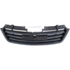 2007-2013 Gmc Sierra 1500 Grille Matte-Black 3 Horizontal Black Bars With Black Front Exclude Denali