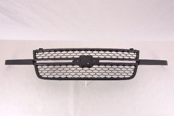 2005-2007 Chevrolet Silverado Hybrid Grille Black Frame With Black Honeycomb Ss Model