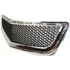 2009-2012 Chevrolet Traverse Grille Black With Chrome Moulding