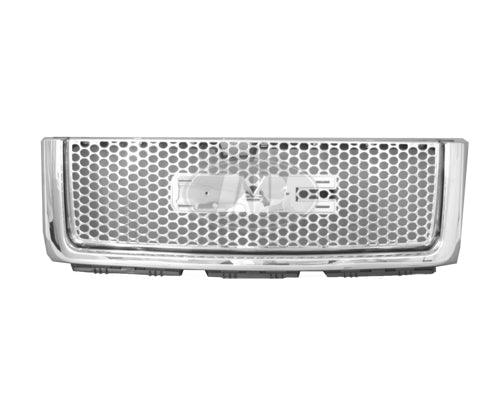 2007-2013 Gmc Denali 1500 Grille Chrome/Black Denali