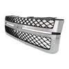 2011-2014 Chevrolet Silverado 2500 Grille Matte-Dk Gray With Chrome Mldg