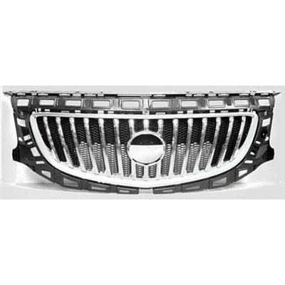 2011-2013 Buick Regal Grille Chrome/Black