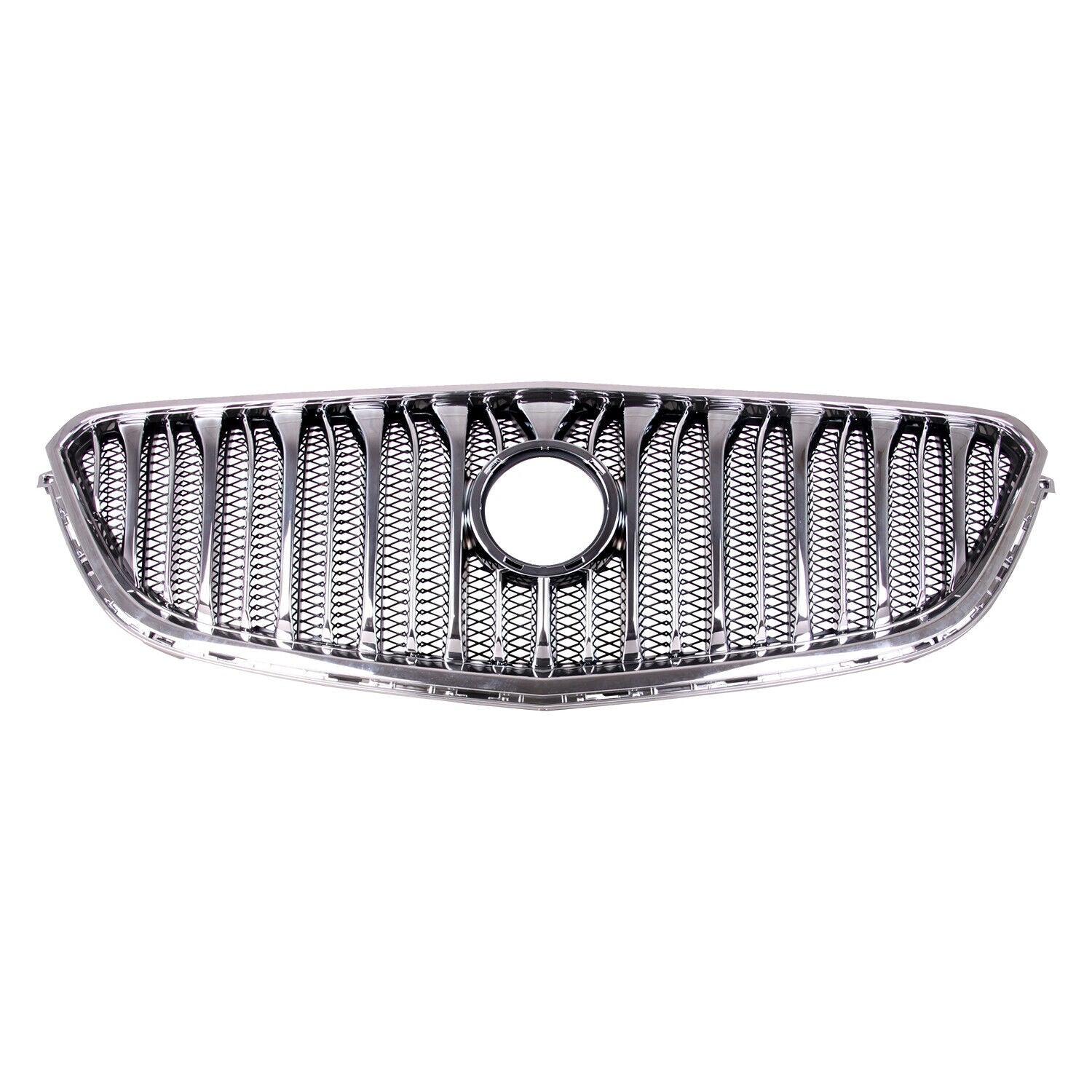 Buick Enclave Grille Without Emblem Chrome And Black 2013-2017