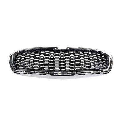 2014-2015 Chevrolet Malibu Grille Center Black With Chrome Moulding