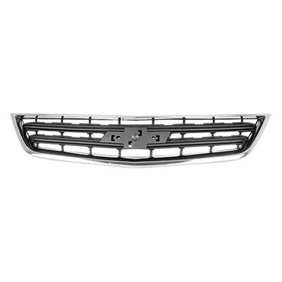 2014-2020 Chevrolet Impala Grille With Chrome Molding Matte Black Ls Model