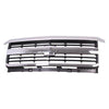 2015-2017 Chevrolet Silverado 2500 Grille With Chrome Black Moulding Matte Dark Gray Ltz