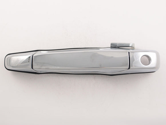 2007-2014 Cadillac Escalade Door Handle Front Driver Side Outer Chrome (With Key Ho)